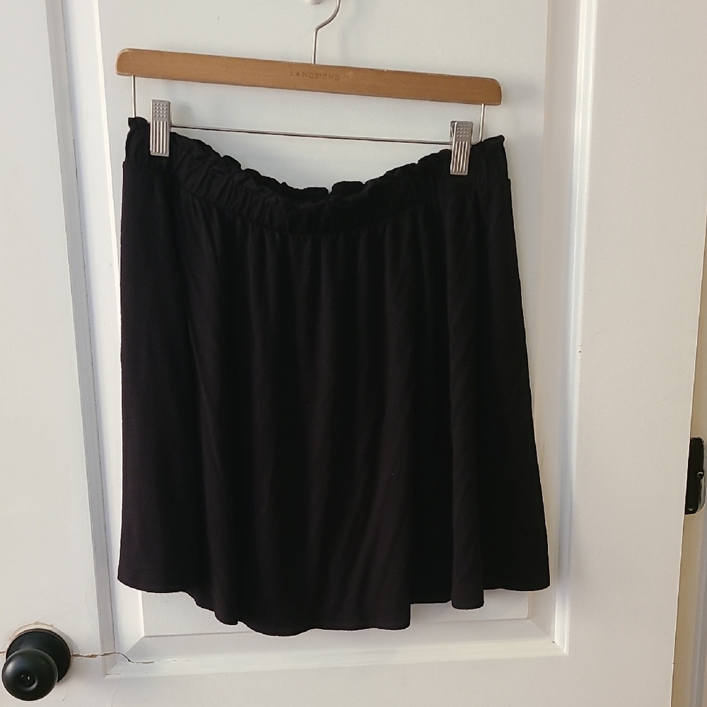 SO Black Skater Skirt